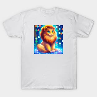 Cute Lion Drawing T-Shirt